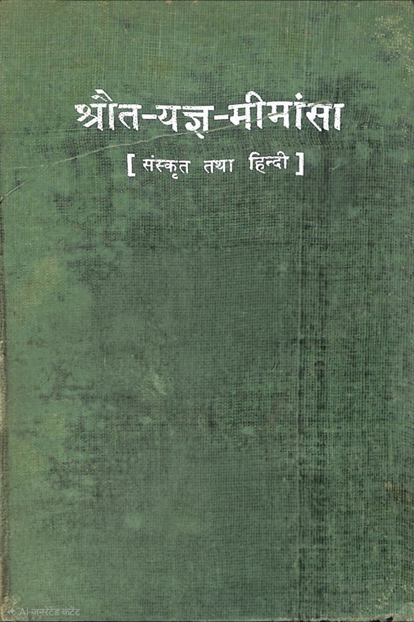 श्रोत-यज्ञ-मीमांसा