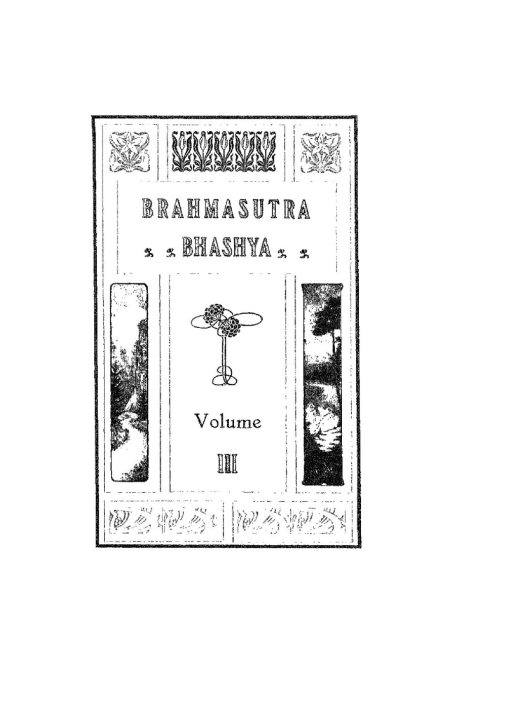 Works of Sri Sankaracharya — Vol. 3: Brahmasutra Bhashya